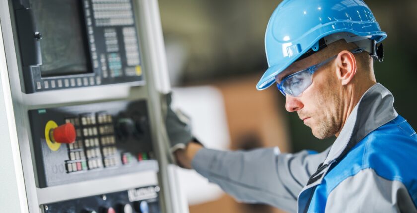 CNC Machinist at Work