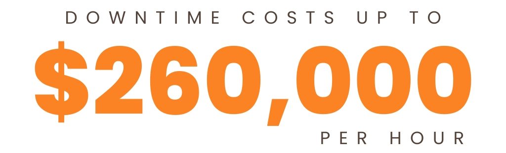 Downtime while performing manufacturing operations costs up to $260,000